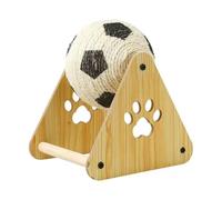 Harewtwy Cat Scratch Board Wooden Cat Scratch Ball Mill Claw Hand Wrapped Rope Cat Climbing Frame Cat Scratch Column Cat Toy