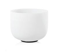 Harewtwy Crystal Tibetan Singing Bowl 8 Inch 432Hz Quartz Meditation Yoga Healing Sounds Spiritual Chakra By Percussion
