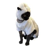 Harewtwy Cute Hairless Cat Clothes, Turn Your Cat Into A Sheep Pet Sweater Sheep Design Pet Clothes Pet Hoodie L