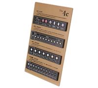 Harewtwy Diamond Grading Board 4C Display Board Jewelry Tool Identification Tool Teaching Prop for Education Classification,C