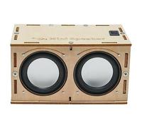 Harewtwy DIY Bluetooth Speaker Box Kit Bluetooth Speaker Box Electronic Sound Amplifier Builds Your Own Portable Wood Case Bluetooth Speaker Sound