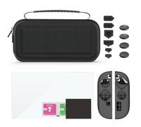 Harewtwy Dustproof Screen Protector for Switch 2 Model 9 in 1 Accessories Kit Carrying Case Handle Silicone Cover