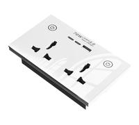 Harewtwy Fast Charger Smart Socket with WiFi+ Bluetooth 2 Sockets+ 2USB Charging Ports Wall Electrical Outlet Switch