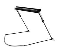 Harewtwy FW-5 24-Hole Harmonica Stand Stand Metal Construction Adjustable Neck Holder Hanging Neck Adjustable Easy-To-Install Black
