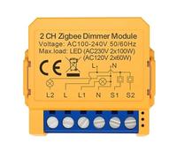 Harewtwy Graffiti Intelligent ZigBee Dimmer On/Off 2 Way Dark Box Smart Switch APP Remote Dimming Multifunction Module Easy Install