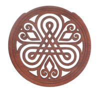 Harewtwy Guitar Soundhole Cover Light Weight Decorative Reduces Feedback and Noise Soundhole Cover Essential Guitar Accessory A