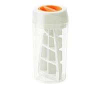 Harewtwy Ice Block Tray with 8 Compartments Portable Ice Molds Refrigerator Accessories White