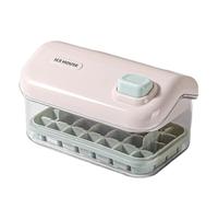 Harewtwy Ice Storage Box Mold Household Ice Maker Large Capacity Ice Maker Refrigerator Homemade Ice Storage Box Pink B
