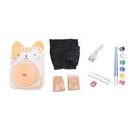 Harewtwy Kids' Pottery Wheel - Clay Sculpting Tools and Painting Kit, DIY Kit for Beginners, 6 Pack Modeling Clay, Crafts Kit