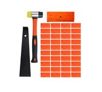 Harewtwy Laminate and Wood Flooring Installation Kit Spacers, Tapping Block, Pull Bar and Fiberglass Handle Mallet 43PCS