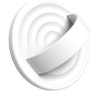 Harewtwy Magnetic Phone Grip Silicone Comfy Removable Loop Grip Phone Grip Finger Ring Holder White