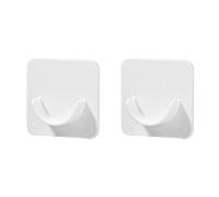 Harewtwy Nail-Free Pole Bracket Shower Holders Retainers Mounts Racks Home White