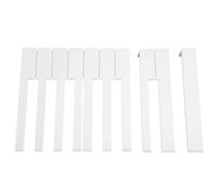 Harewtwy Piano Accessories Kit No Side White Keys Leather on the Piece Piano Keys Leather Piano Accessories 51mm
