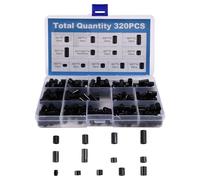 Harewtwy Premium 320-Piece Plastic Isolation Column Kit for Effective Electrical Insulation
