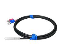 Harewtwy PT1000 RTD Sensor Probe Cryogenic Temperature Measurement Waterproof -200 to 260°C for Liquid Nitrogen & Cold Storage