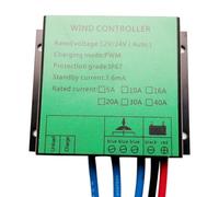Harewtwy PWM Controller 300W Wind Turbine Charge Controller Water Proof Regulator for Wind Generator 12V 24V AUTO Switch 16A