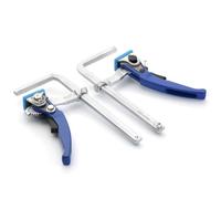 Harewtwy Quick Release F Clamp, Woodworking Dovetail Clamping Tool for Joinery Work, Fits Dovetail Track 2Pcs