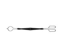 Harewtwy Rust Finish Firewood Tongs for Extra Strength 26In Log Wood for Up 12Inch Thick Logs,Black