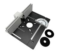 Harewtwy Set of 3 Router Table Insert Plate Wood Milling Flip Board Trimming Machine Engraving Auxiliary Tool Woodworking