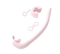 Harewtwy Soft Silicone Diving Snorkel, Portable and Foldable Design, Easy to Breathe, Suitable for Free Diving and Swimming,D