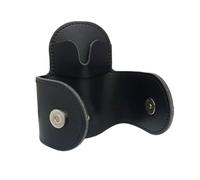 Harewtwy Stethoscope Holder PU Black Leather Stethoscope Holder Hip Clip for Most Stethoscope for Nurse, Physicians Stethoscope Pocket/Belt/Scrubs