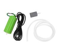 Harewtwy Usb Mini Aeration Pump Air Pump Aquarium Aerator Ultra Quiet Mini Fish Tank Go Fishing Oxygen Pump --Green