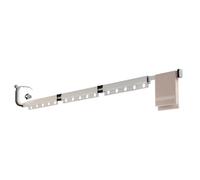 Harewtwy Wall-Mounted Telescopic Clothes Rack in Aluminum Alloy, Foldable Design for Efficient Space Use