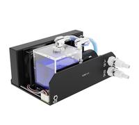 Harewtwy Water Pump Cooling 600L/H 4 M Head 12V 10W 300ML Reservoir Cooler Tank 80mm 4000RPM Fan- for PC Water Cooling Systems