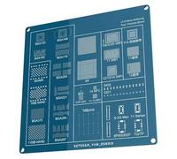 Harewtwy Welding Test Practice Board Soldering Welding Test Board for Mobile Phone Practice Repair Tool