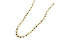 Harfi 18ct Gold Plated Classic Ball Bead Extra Long Chain