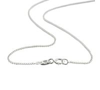Harfi 925 Sterling Silver Curb Chain With Spring Clasp