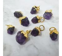 Harfi Bell Birthstone Pendant Charms - Amethyst - February - Amethyst - February