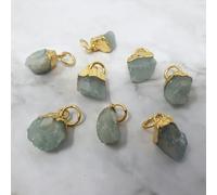 Harfi Bell Birthstone Pendant Charms - Aquamarine - March - Aquamarine - March
