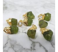 Harfi Bell Birthstone Pendant Charms - Peridot - August