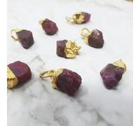 Harfi Bell Birthstone Pendant Charms - Ruby - July - Ruby - July