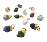 Harfi Bell Birthstone Pendant Charms - Turquoise - December