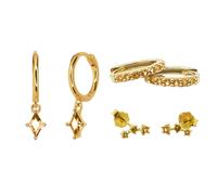Harfi Citrine November Birthstone Earrings Gift Set For Her