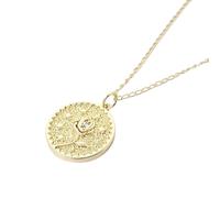 Harfi Dainty Rose June Birth Flower Gold Plated Charm Necklace