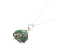 Harfi Emerald May Birthstone Minimalist Silver Necklace