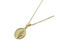 Harfi Lily May Birth Flower Hammered Charm Necklace