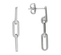 Harfi Paperclip link chain everyday drop sterling silver earrings