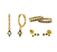 Harfi Peridot August Birthstone Earrings Gift Set For Her