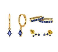 Harfi Sapphire September Birthstone Earrings Gift Set For Her