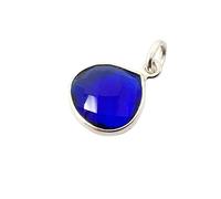 Harfi Sapphire September Birthstone Silver Pendant