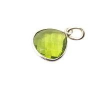 Harfi Sterling Silver Peridot August Birthstone Pendant