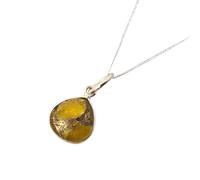 Harfi Women's Citrine November Birthstone Sterling Silver Necklace | Size: 18 inches Harfi Silver 18 inches