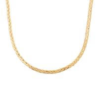 Harfi Women's Interwoven Herringbone Necklace Luxe in Gold | Size: 18 inches Harfi Gold 18 inches