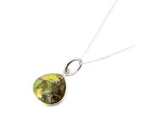Harfi Women's Peridot Birthstone Sterling Silver Necklace | Size: 18 inches Harfi Silver 18 inches
