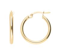 Harfi Women's Simple & Elegant Gold Plated Hoop Earrings Harfi Gold One Size