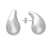 Harfi Women's Statement Sterling Silver Teardrop Earrings Harfi Silver One Size